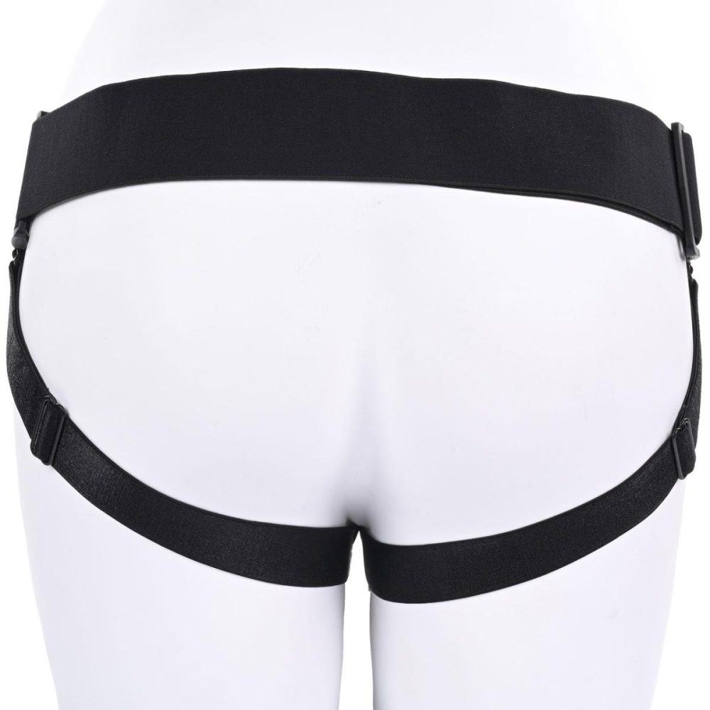 Double Leg Strap | EM.EX. Fit Harness Jock Knit Strap-On Harness – X-Large to 3X-Large, Waists 31" to 40"