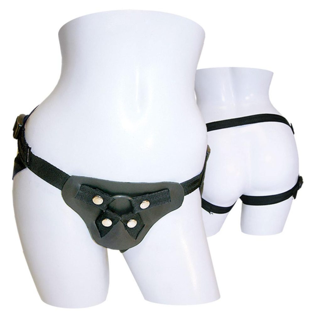 Double Leg Strap | Leather Strap-On Harness by