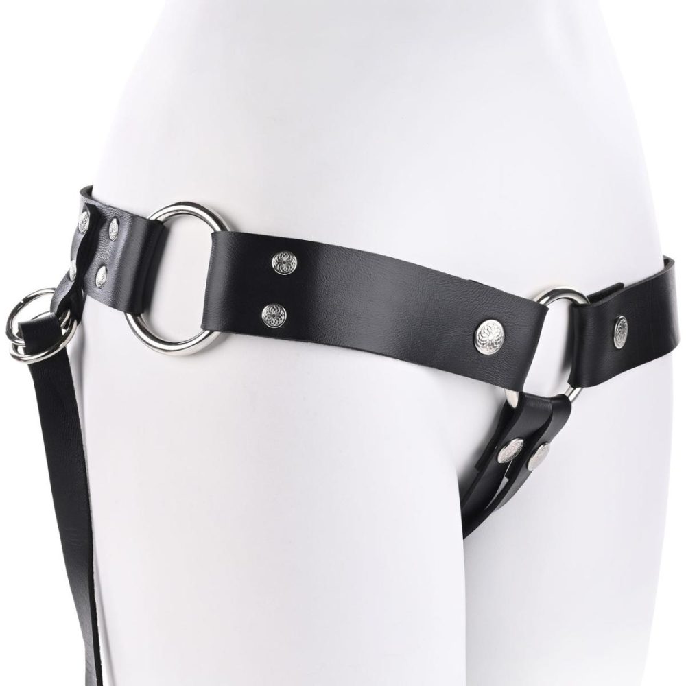 Double Leg Strap | Montero Adjustable Faux Leather Strap-On Harness