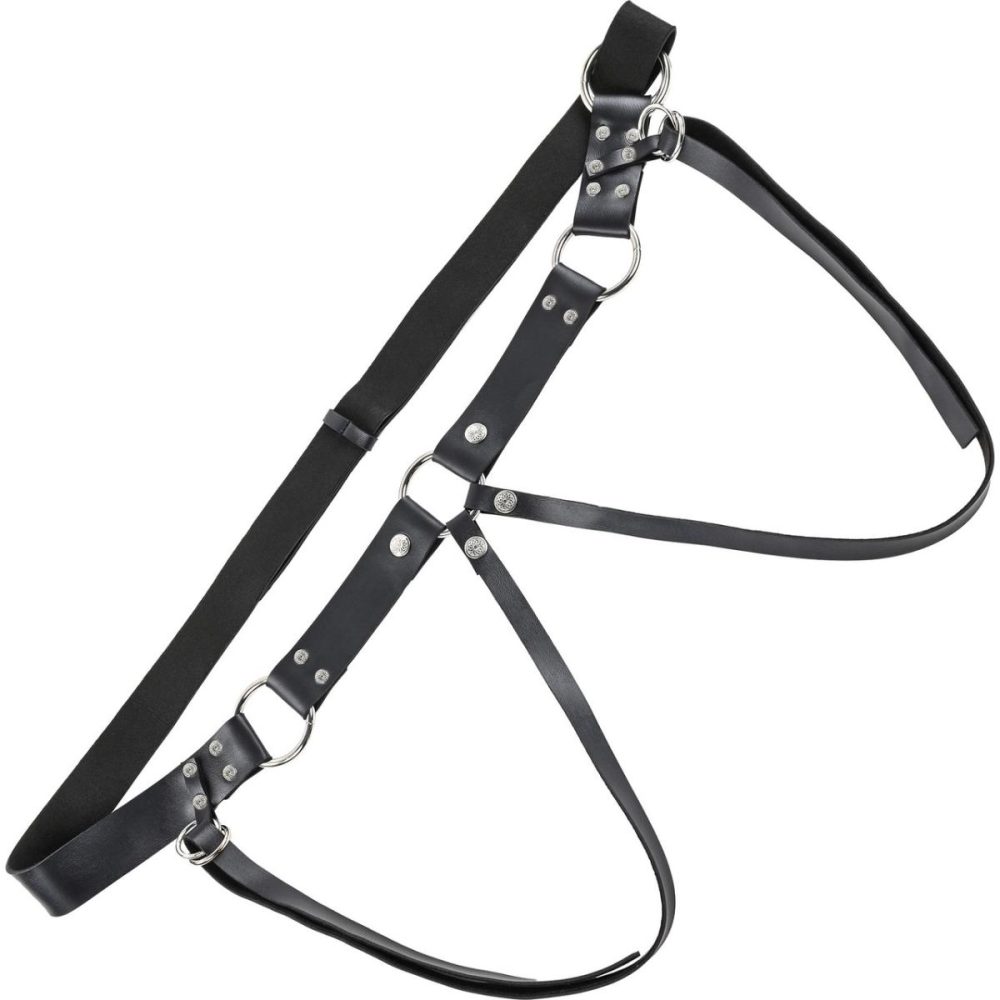 Double Leg Strap | Montero Adjustable Faux Leather Strap-On Harness