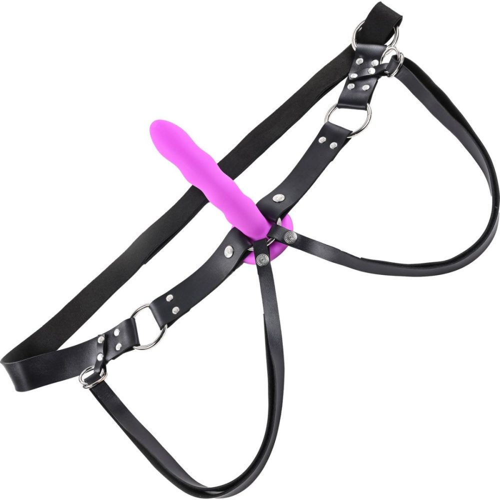 Double Leg Strap | Montero Adjustable Faux Leather Strap-On Harness