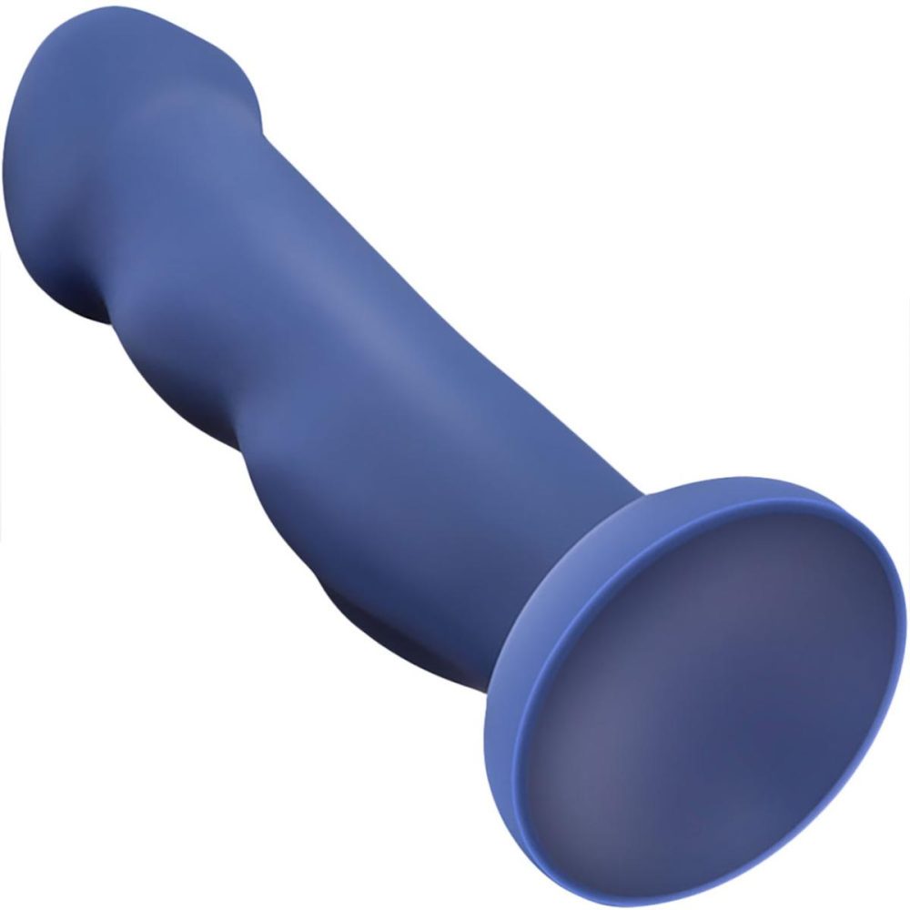 Dual Density Dildos | Avant D12 Suko Silicone Suction Cup Dildo by Novelties – Indigo