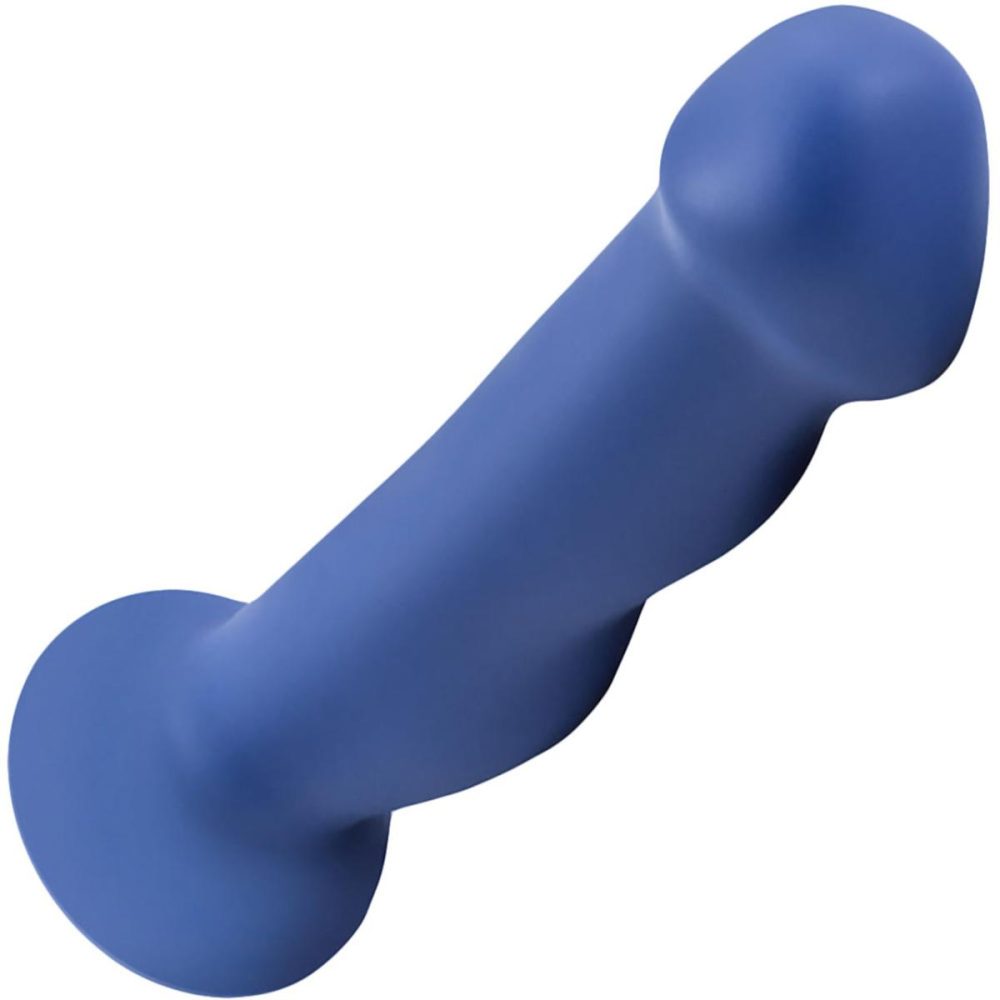 Dual Density Dildos | Avant D12 Suko Silicone Suction Cup Dildo by Novelties – Indigo