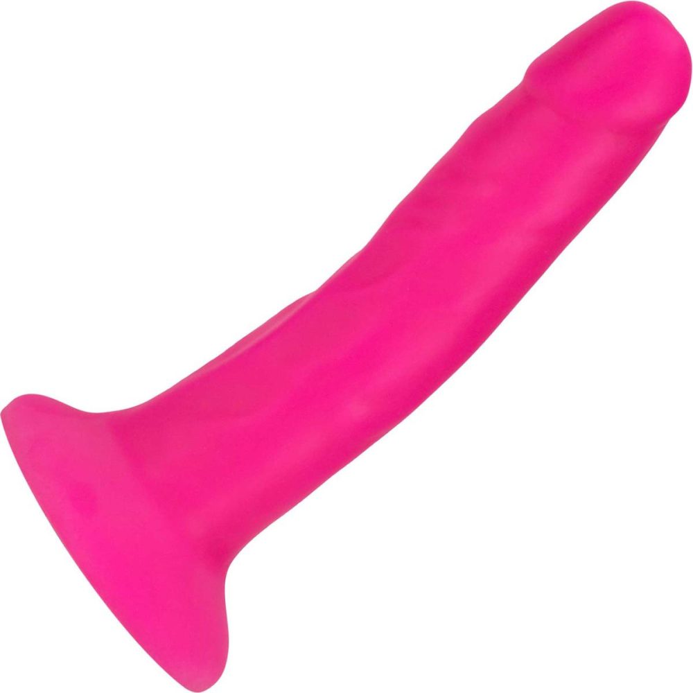 Dual Density Dildos | Neo Elite 5.5 Inch Dual Density Realistic Silicone Dildo by – Neon Pink