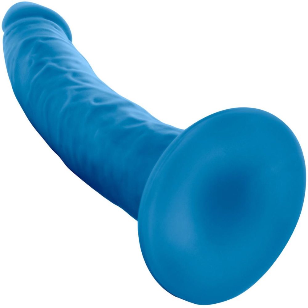 Dual Density Dildos | Neo Elite 7.5 Inch Dual Density Realistic Silicone Dildo by – Neon Blue