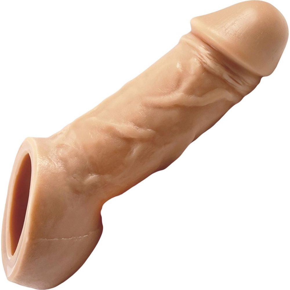 Extensions & Girth Enhancers | Holster Silicone Penis Extender – Vanilla