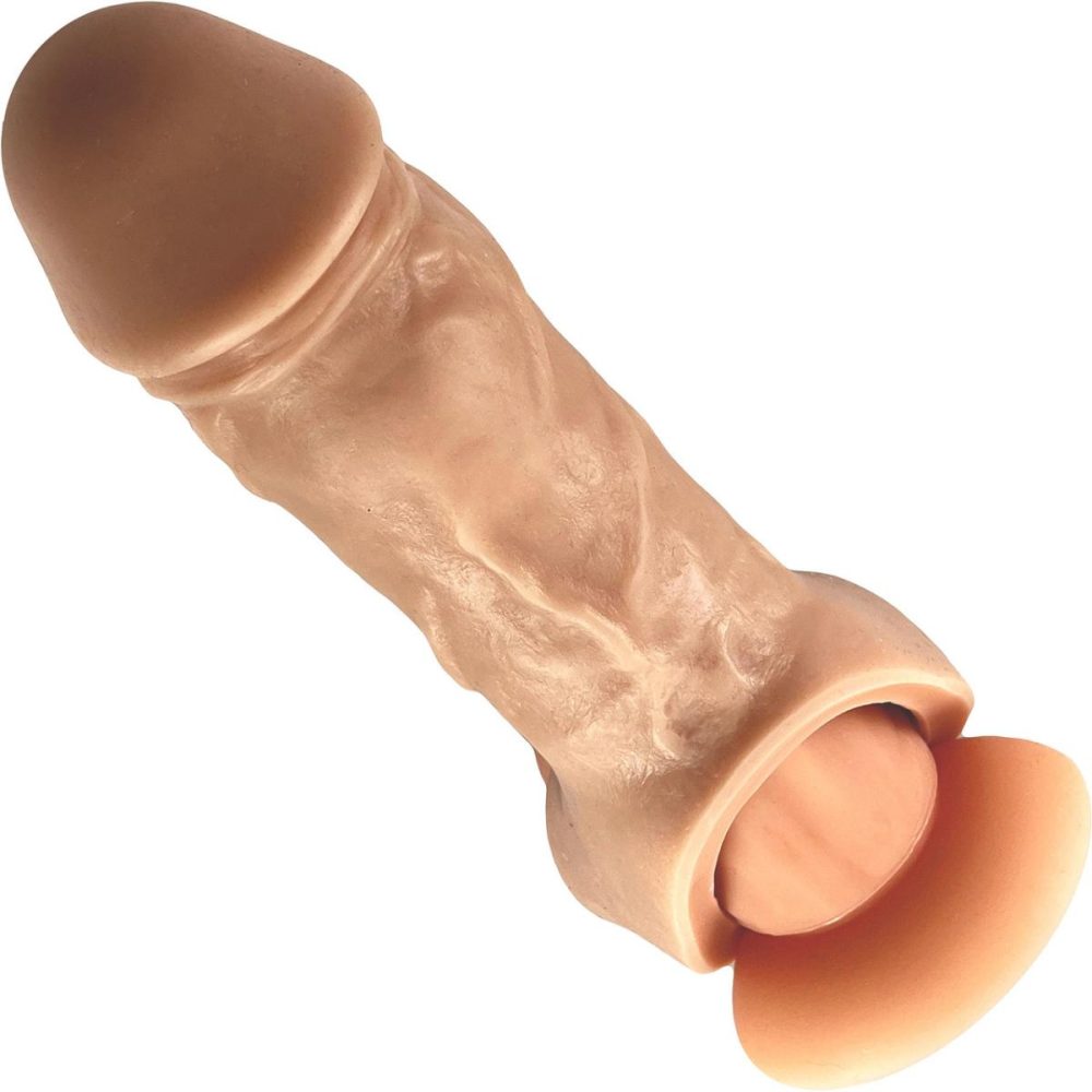 Extensions & Girth Enhancers | Holster Silicone Penis Extender – Vanilla