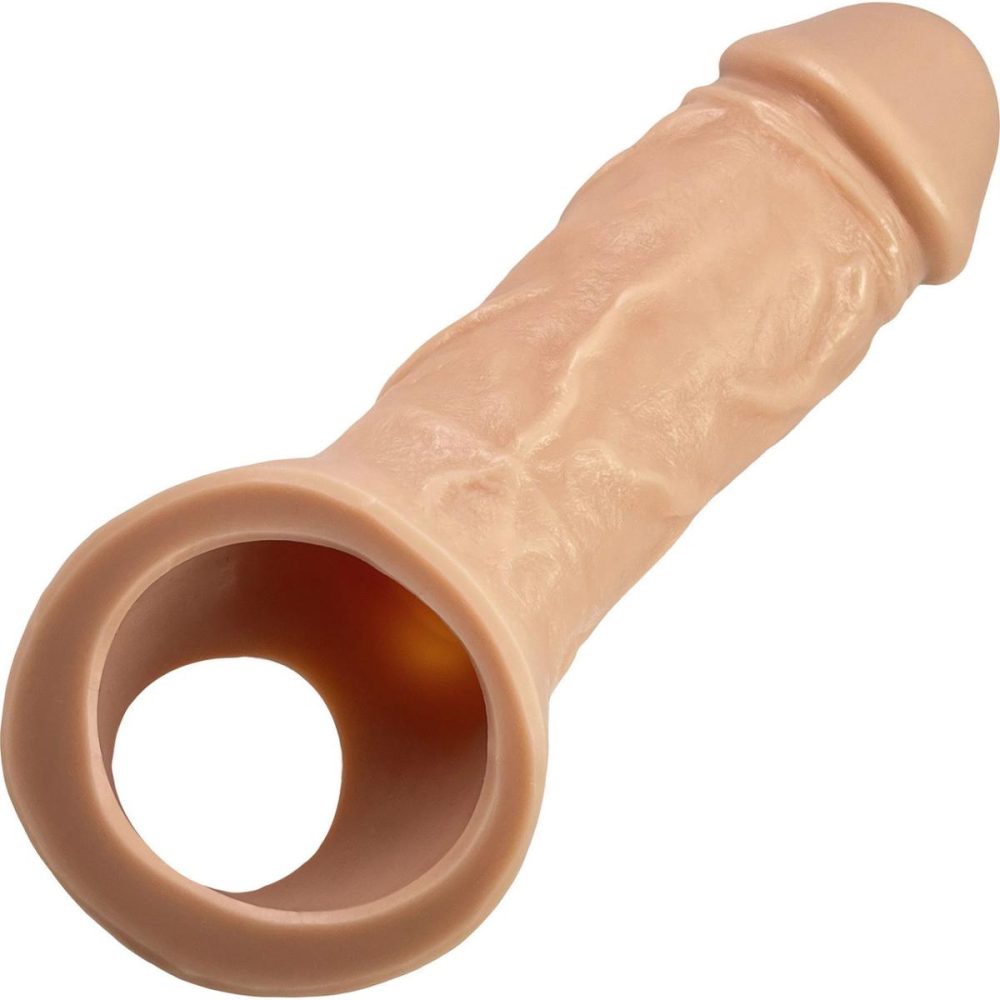 Extensions & Girth Enhancers | Holster Silicone Penis Extender – Vanilla