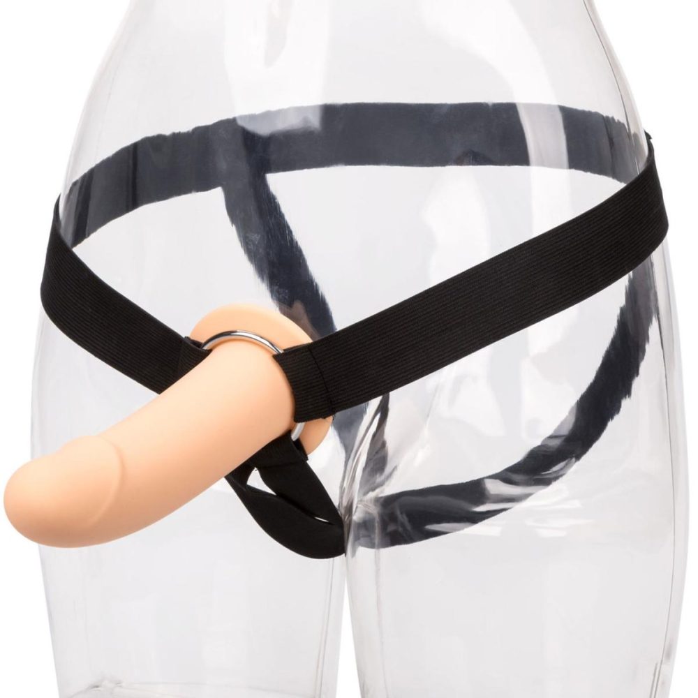 Extensions & Girth Enhancers | Silicone Hollow PPA With Jock Strap – Vanilla Penis Extension