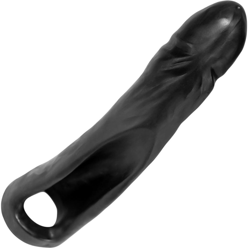 Extensions & Girth Enhancers | Donkey 11" Silicone Double Penetrator – Black