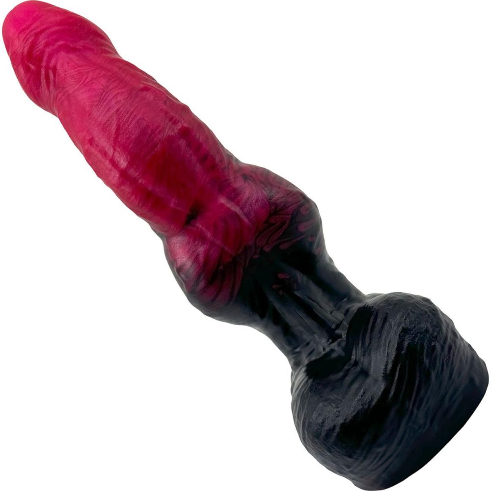 Fantasy Dildos | BIG Daddy Dane Werewolf Knot XL 9.25" Platinum Silicone Dildo – Hellboy