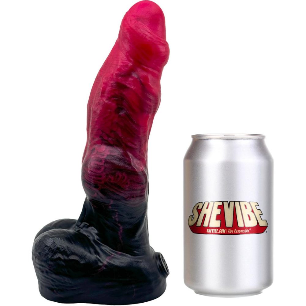 Fantasy Dildos | BIG Daddy Dane Werewolf Knot XL 9.25" Platinum Silicone Dildo – Hellboy