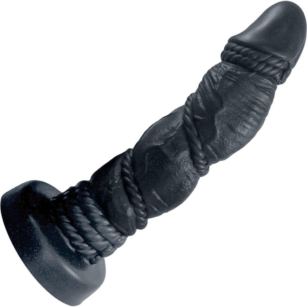 Fantasy Dildos | Bound 2.0 XL 10" Silicone Super Textured Dildo – Luster Black