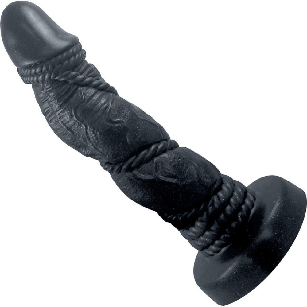 Fantasy Dildos | Bound 2.0 XL 10" Silicone Super Textured Dildo – Luster Black