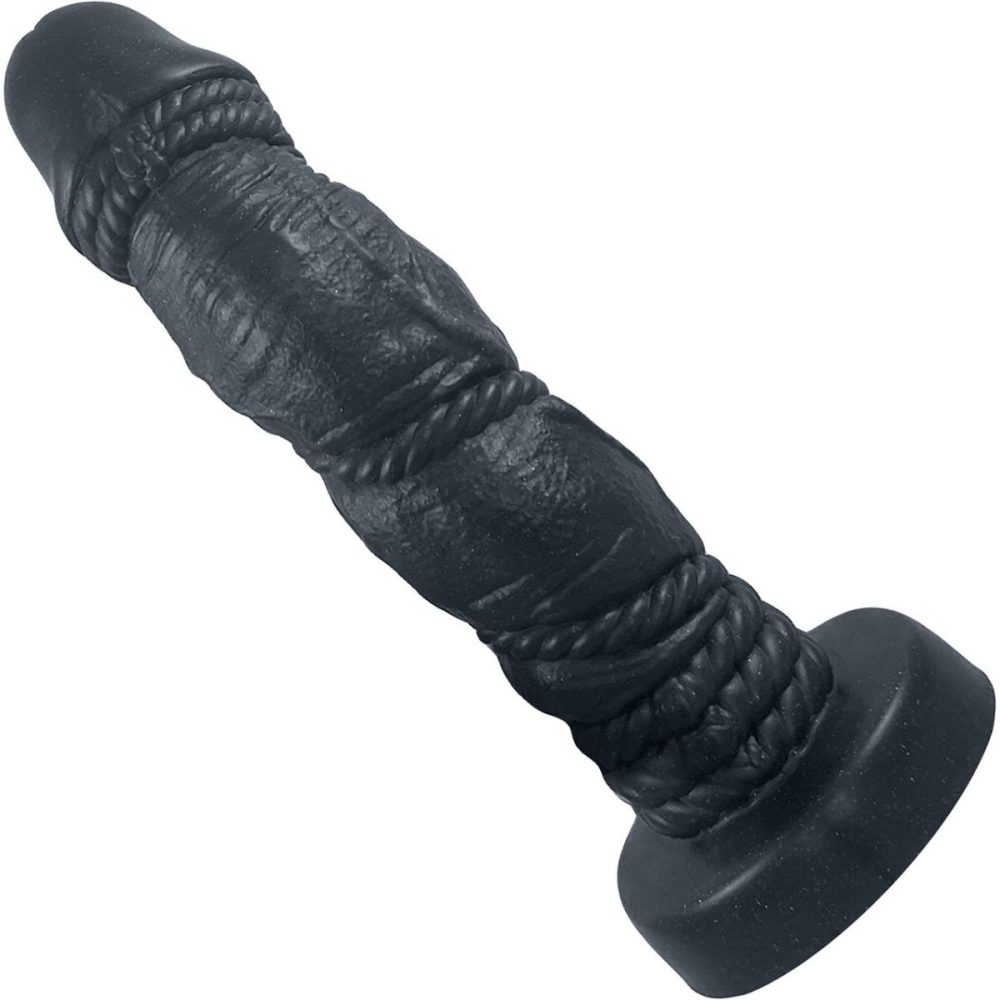 Fantasy Dildos | Bound 2.0 XL 10" Silicone Super Textured Dildo – Luster Black