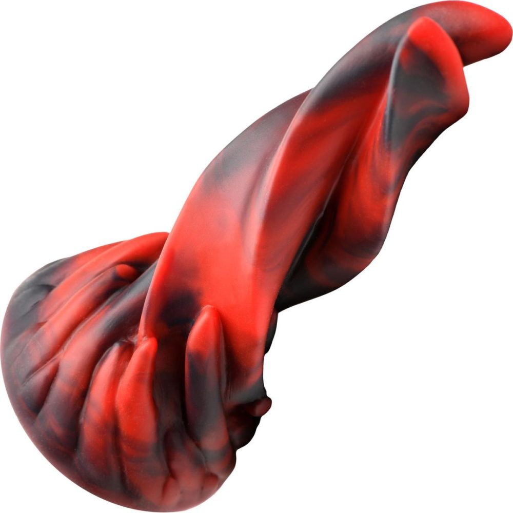 Fantasy Dildos | Hell Kiss Twisted Tongues 7.4" Silicone Suction Cup Dildo