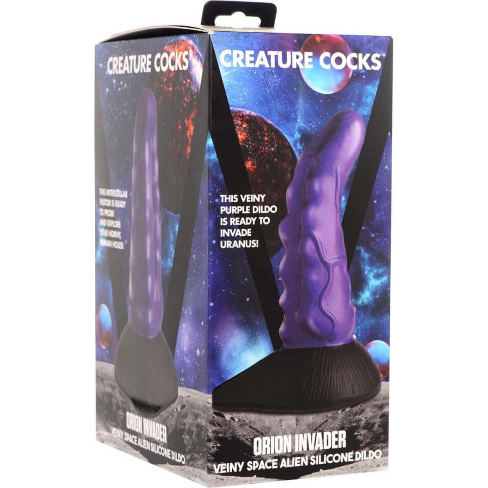 Fantasy Dildos | Orion Invader Veiny Space Alien 7.25" Silicone Suction Cup Dildo