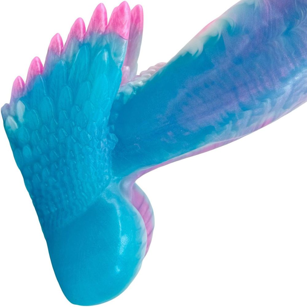 Fantasy Dildos | The Fascinus 8.25" Silicone Realistic Winged Fantasy Dildo – South Beach