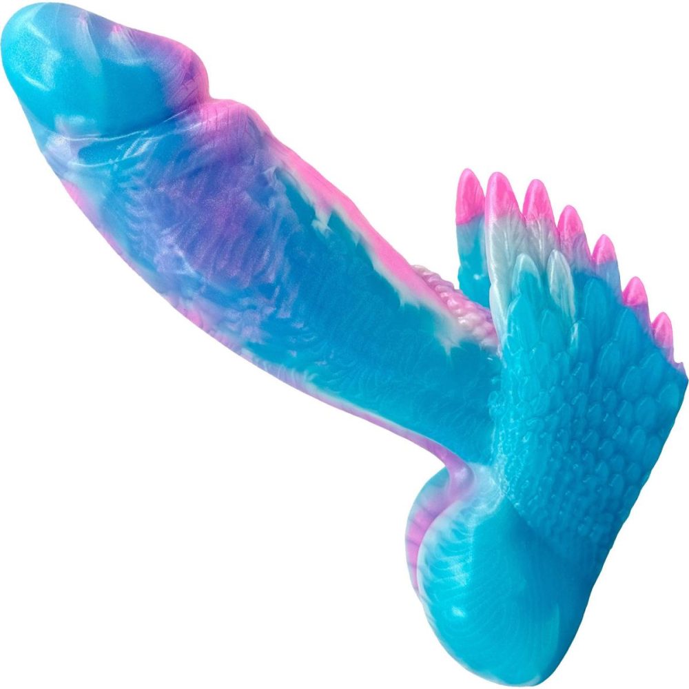 Fantasy Dildos | The Fascinus 8.25" Silicone Realistic Winged Fantasy Dildo – South Beach