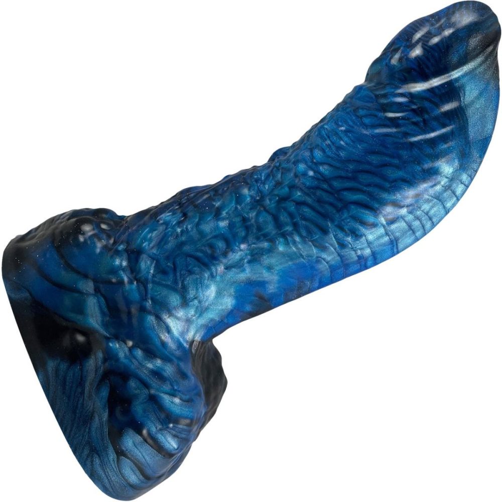 Fantasy Dildos | The Miksko Human-Alien Hybrid Monster 6.38" Silicone Dildo – Cosmos Blue