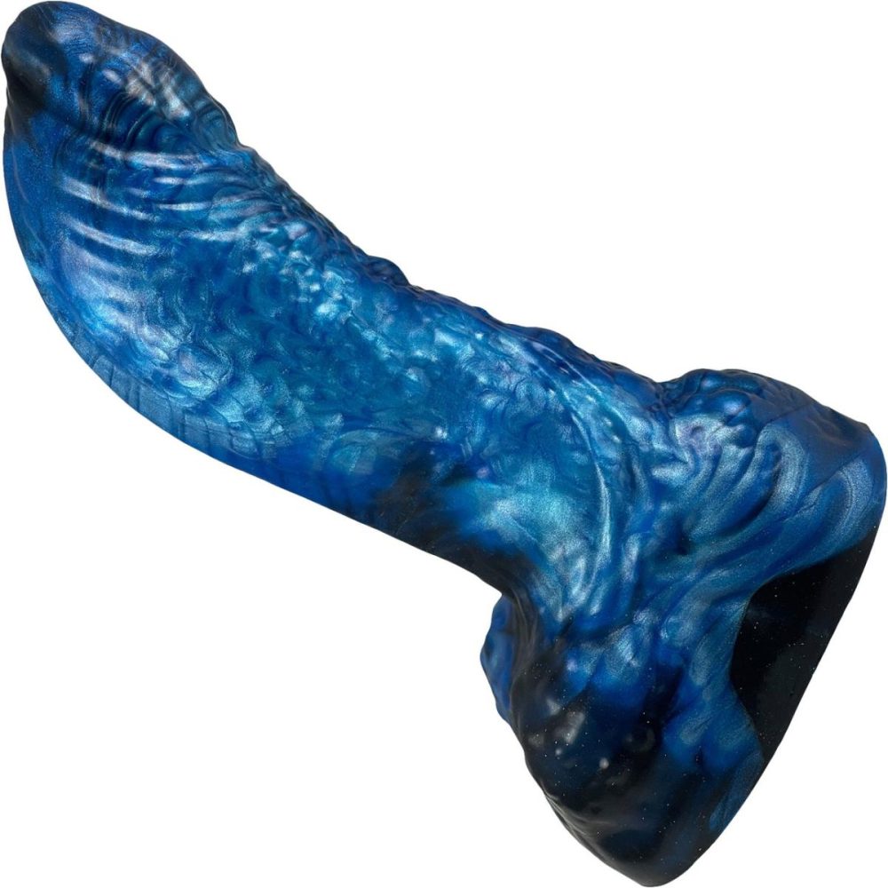 Fantasy Dildos | The Miksko Human-Alien Hybrid Monster 6.38" Silicone Dildo – Cosmos Blue