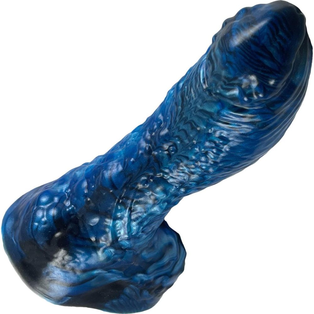 Fantasy Dildos | The Miksko Human-Alien Hybrid Monster 6.38" Silicone Dildo – Cosmos Blue