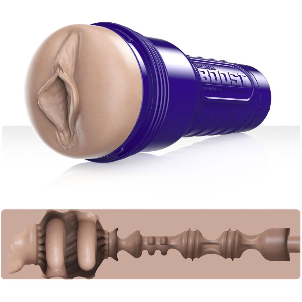 Fleshlight | Boost Bang Vagina Penis Masturbator With Turbo Tech – Vanilla