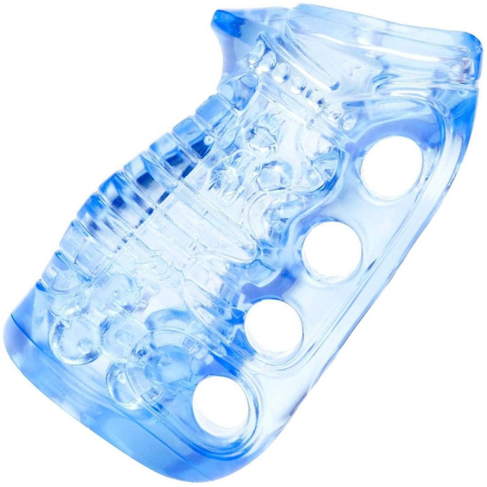 Fleshlight | FleshSkins Blue Ice Grip Penis Masturbator by