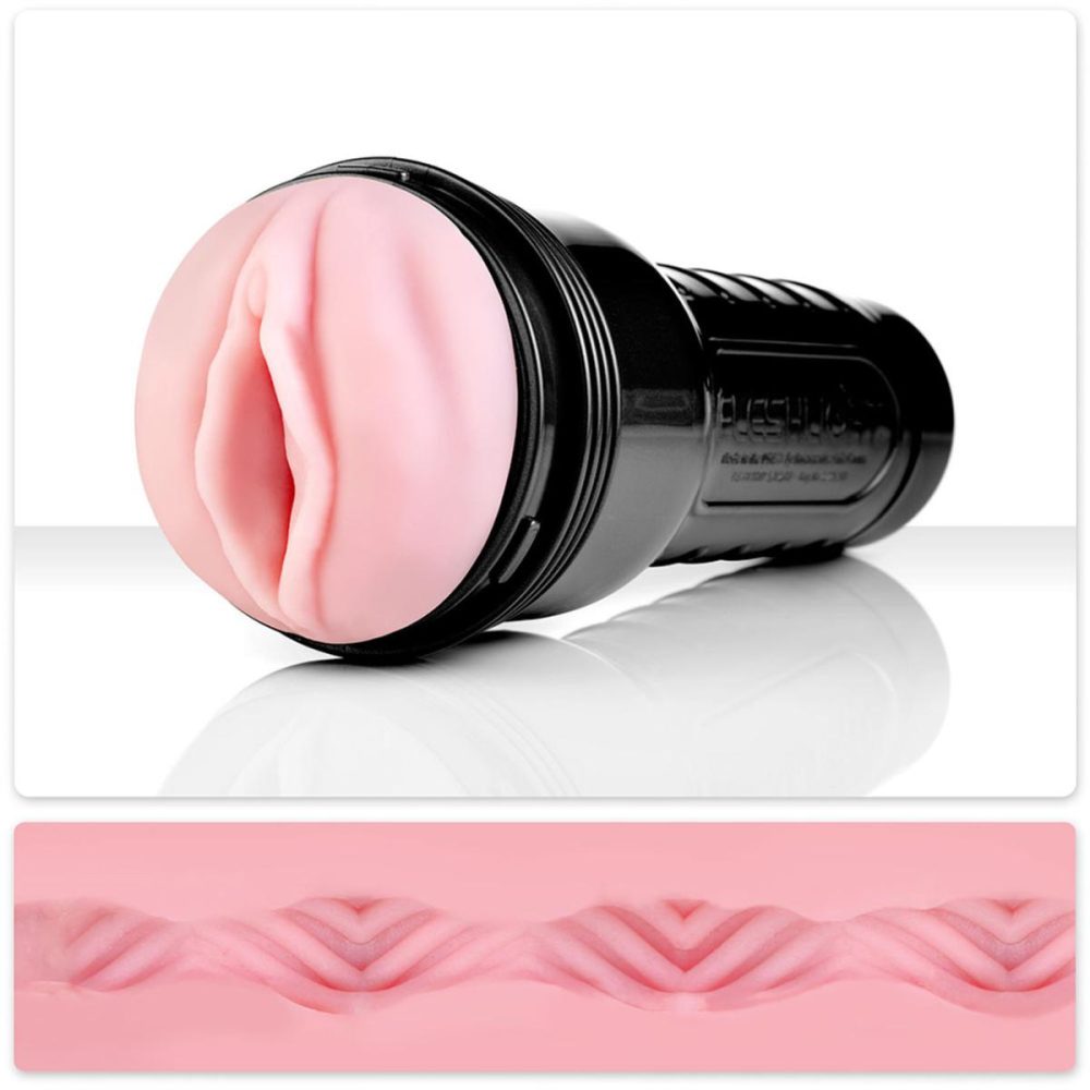 Fleshlight | Pink Lady Vortex Penis Masturbator – With Vortex Texture Sleeve