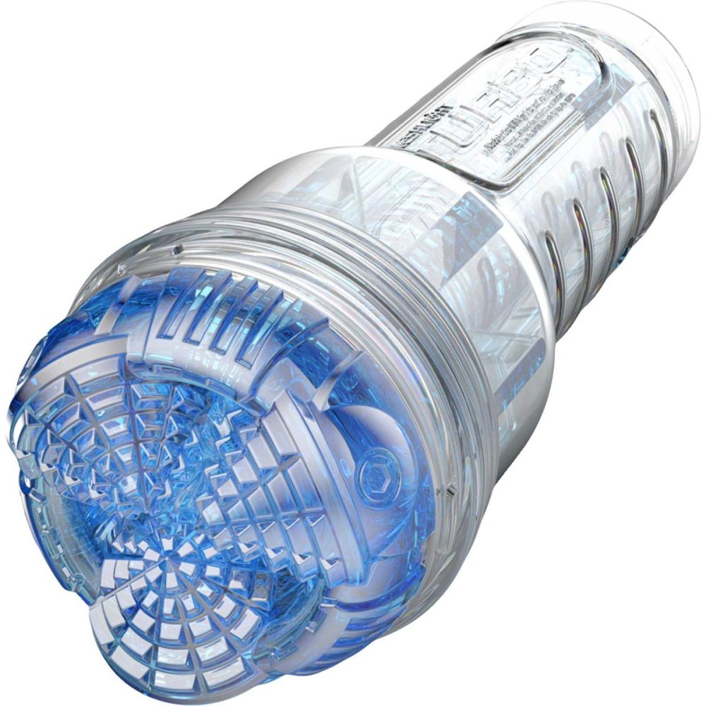 Fleshlight | Turbo Core Blue Ice Textured Penis Masturbator