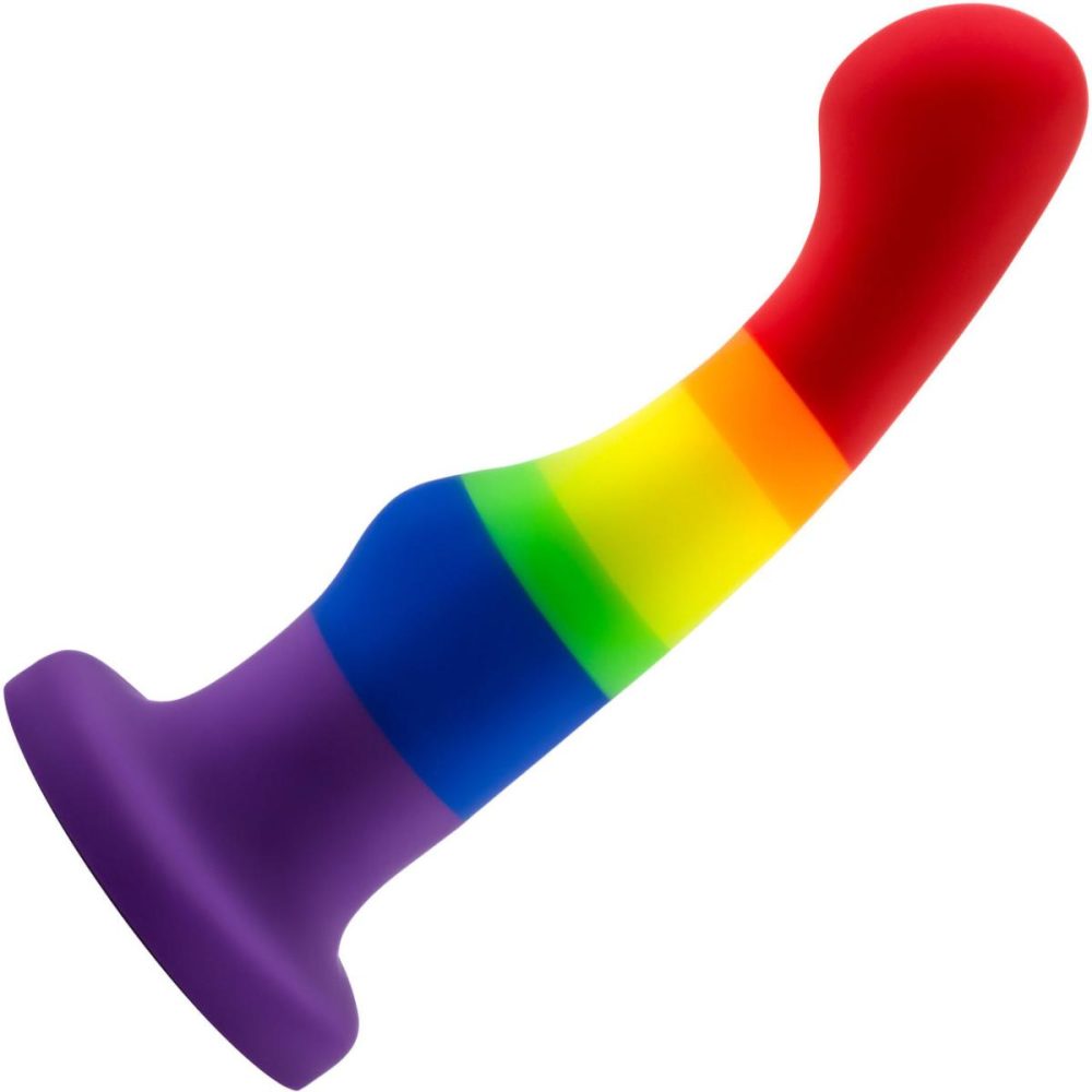 G-Spot Dildos | Avant Pride P1 Freedom Silicone Dildo With Suction Cup Base