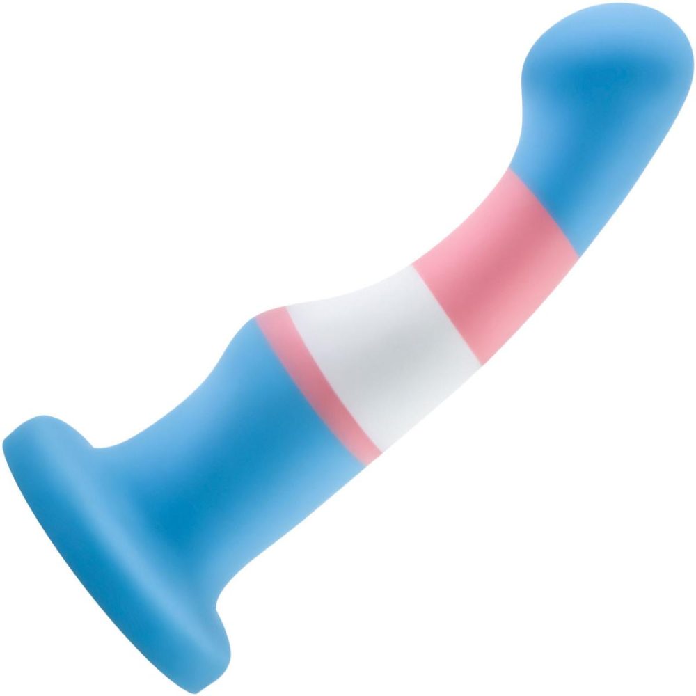 G-Spot Dildos | Avant Pride P2 True Blue Silicone Dildo With Suction Cup Base