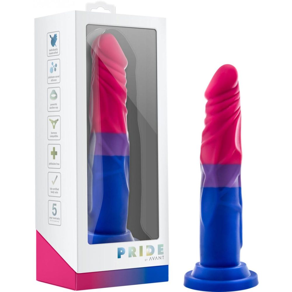 G-Spot Dildos | Avant Pride P8 Love Silicone Dildo With Suction Cup Base