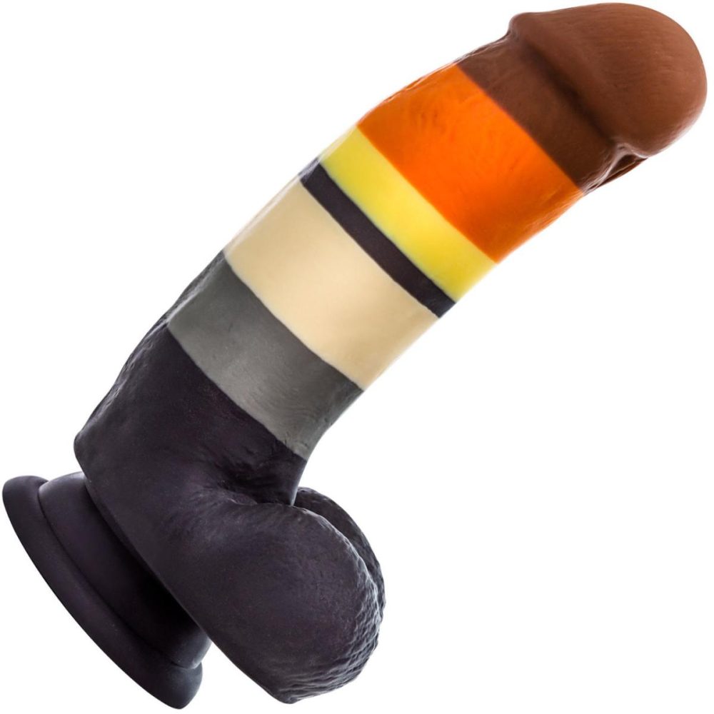 G-Spot Dildos | Avant Pride P9 Bear Silicone Dildo With Suction Cup Base