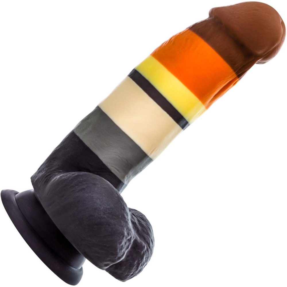 G-Spot Dildos | Avant Pride P9 Bear Silicone Dildo With Suction Cup Base