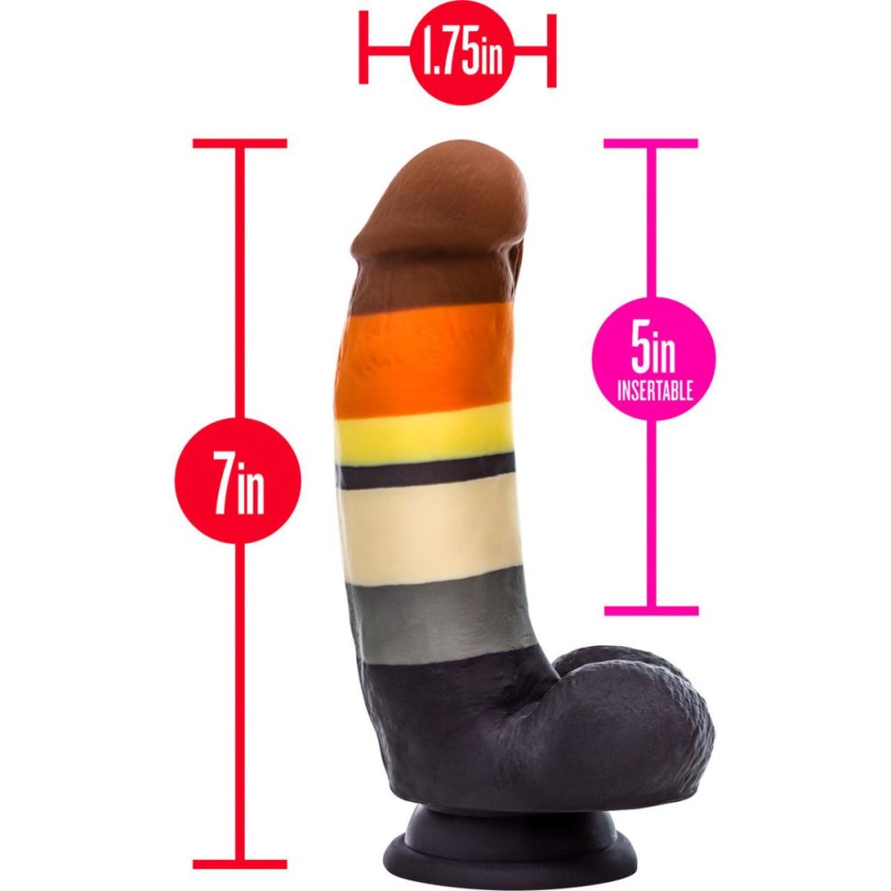 G-Spot Dildos | Avant Pride P9 Bear Silicone Dildo With Suction Cup Base