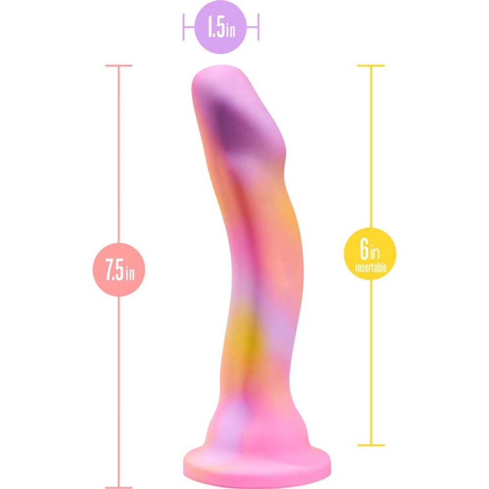 G-Spot Dildos | Avant Sun’s Out Pink Silicone G-Spot Dildo With Suction Cup Base