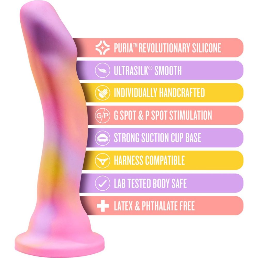 G-Spot Dildos | Avant Sun’s Out Pink Silicone G-Spot Dildo With Suction Cup Base