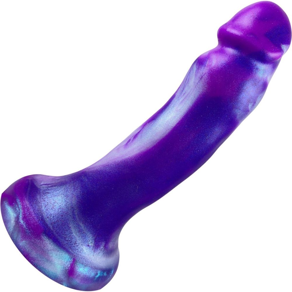 G-Spot Dildos | Comet 7" Dual Density Silicone Dildo – Amethyst