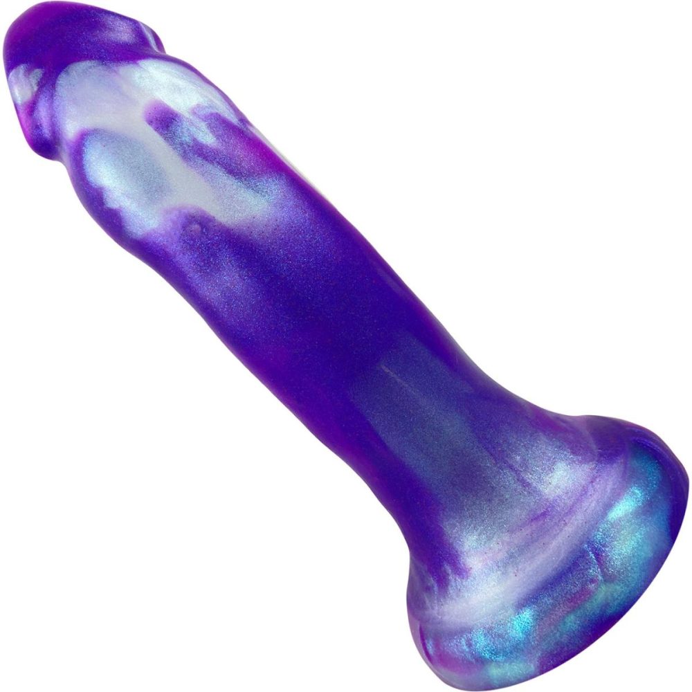 G-Spot Dildos | Comet 7" Dual Density Silicone Dildo – Amethyst