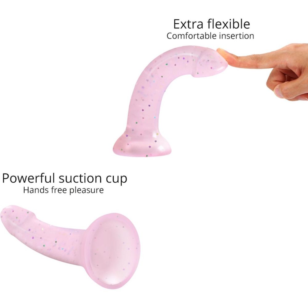 G-Spot Dildos | Dildolls Silicone Dildo With Suction Cup Base Love To Love – Starlight