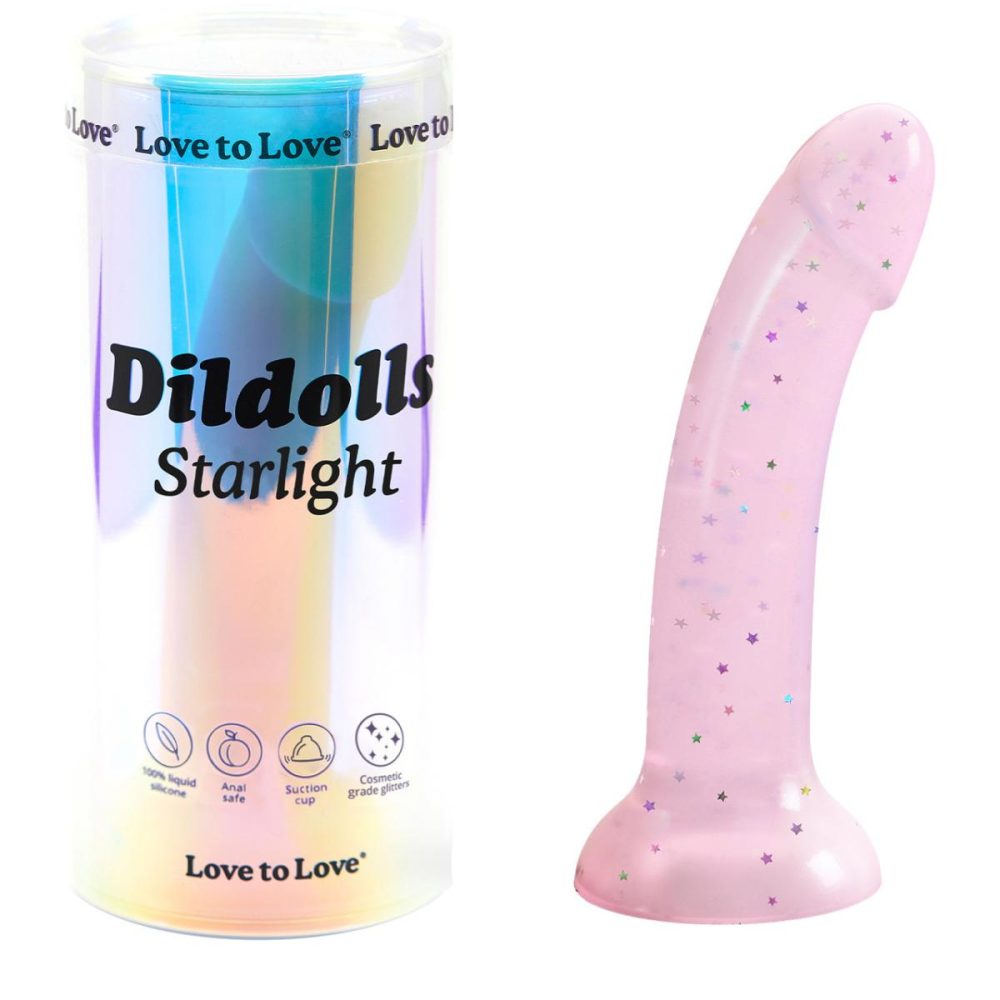 G-Spot Dildos | Dildolls Silicone Dildo With Suction Cup Base Love To Love – Starlight