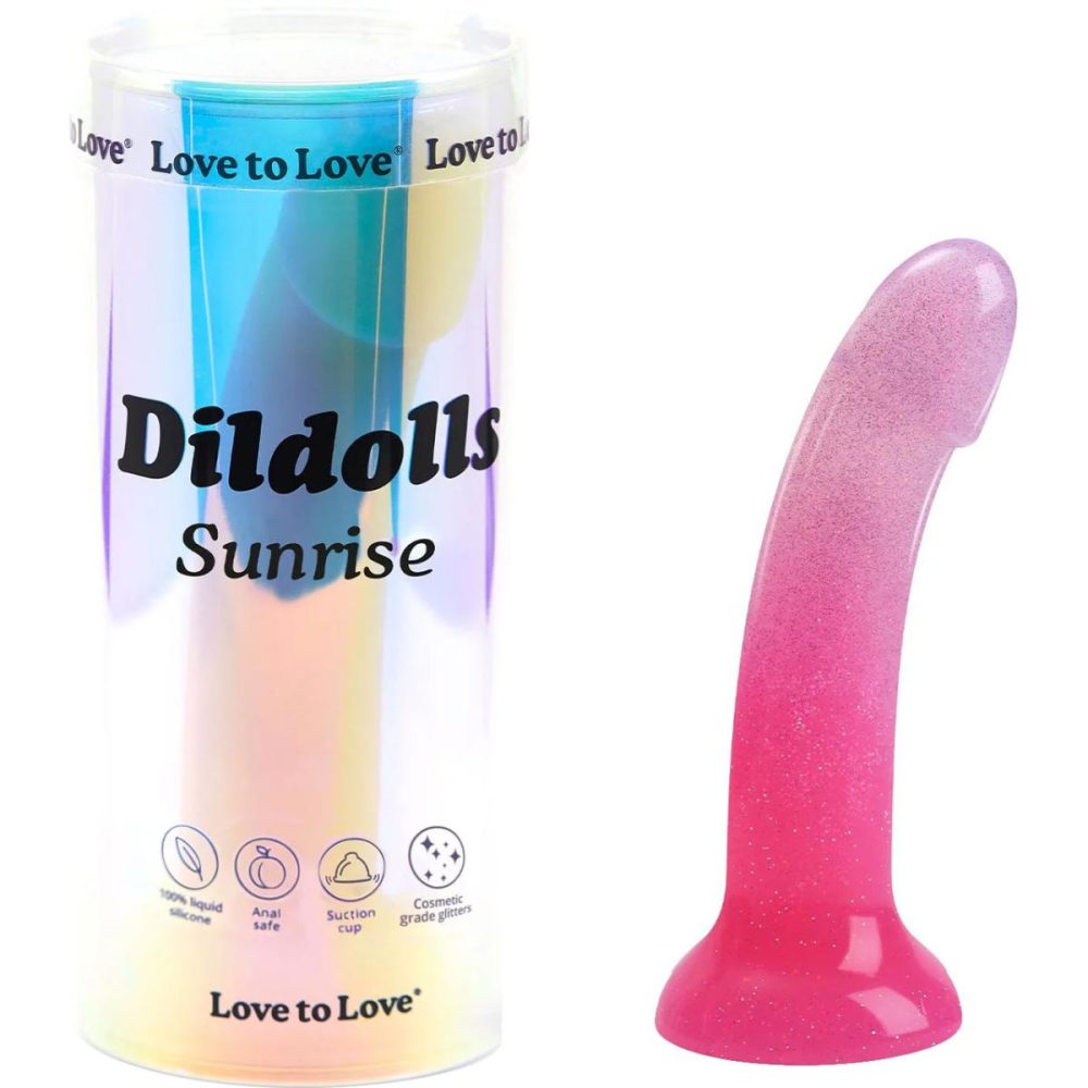 G-Spot Dildos | Dildolls Silicone Dildo With Suction Cup Base Love To Love – Sunrise