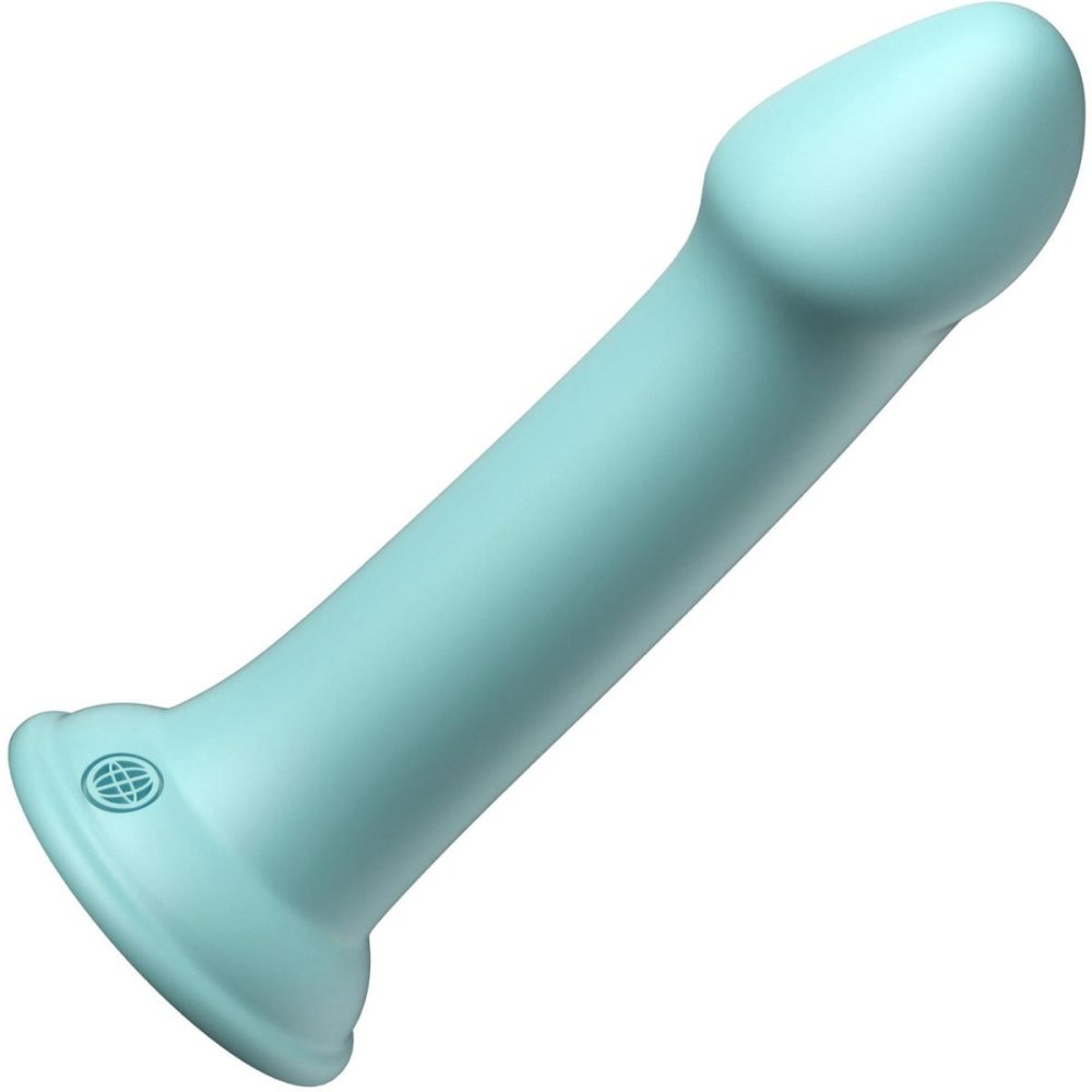 G-Spot Dildos | Dillio Platinum Big Hero Silicone 6" Suction Cup Dildo – Teal