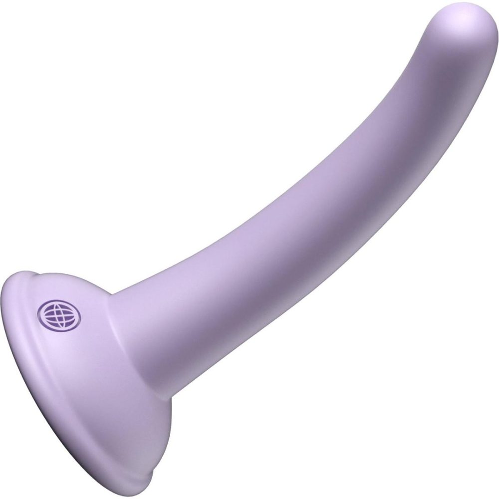 G-Spot Dildos | Dillio Platinum Curious Five Silicone 5" Suction Cup Dildo – Lavender