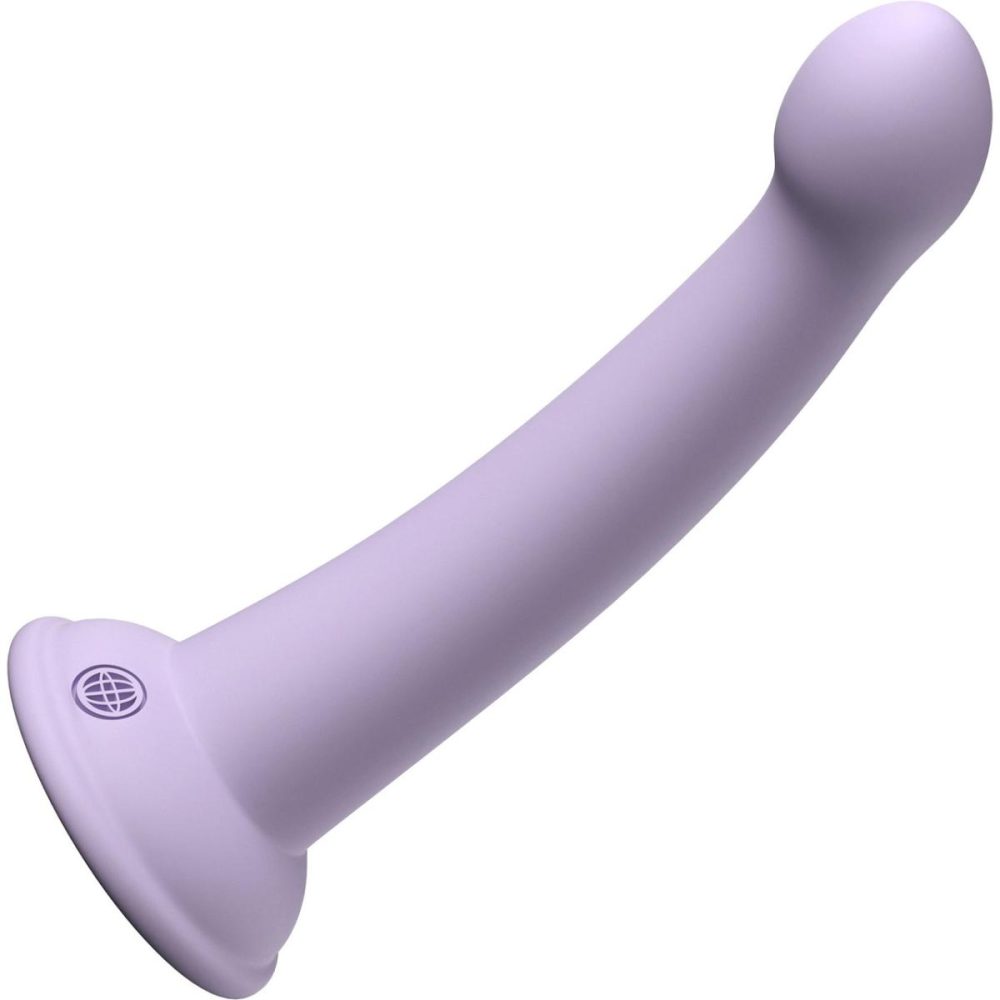 G-Spot Dildos | Dillio Platinum Secret Explorer Silicone 6" Suction Cup Dildo – Lavender