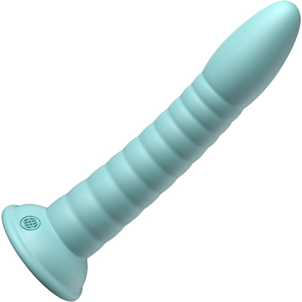 G-Spot Dildos | Dillio Platinum Wild Thing Silicone 7" Suction Cup Dildo – Teal