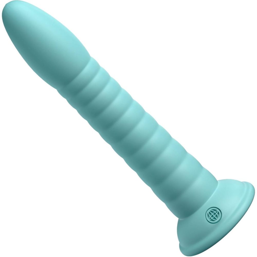 G-Spot Dildos | Dillio Platinum Wild Thing Silicone 7" Suction Cup Dildo – Teal