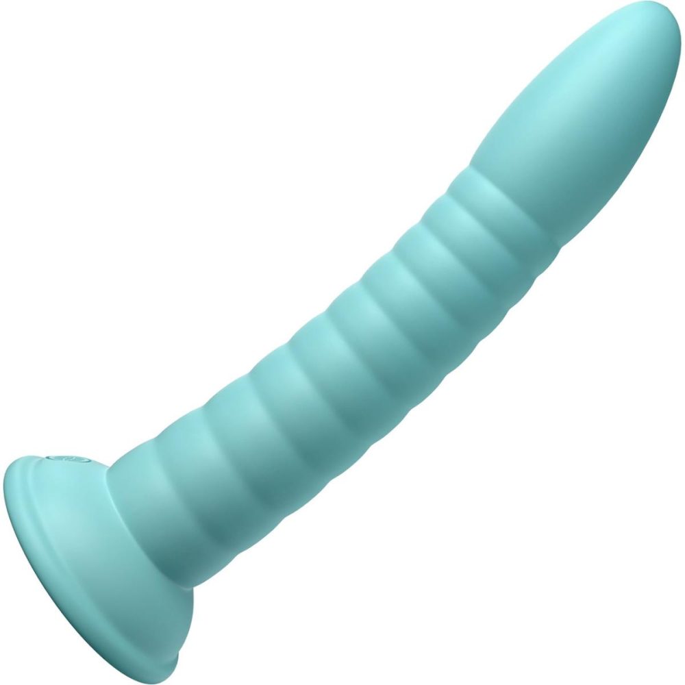 G-Spot Dildos | Dillio Platinum Wild Thing Silicone 7" Suction Cup Dildo – Teal