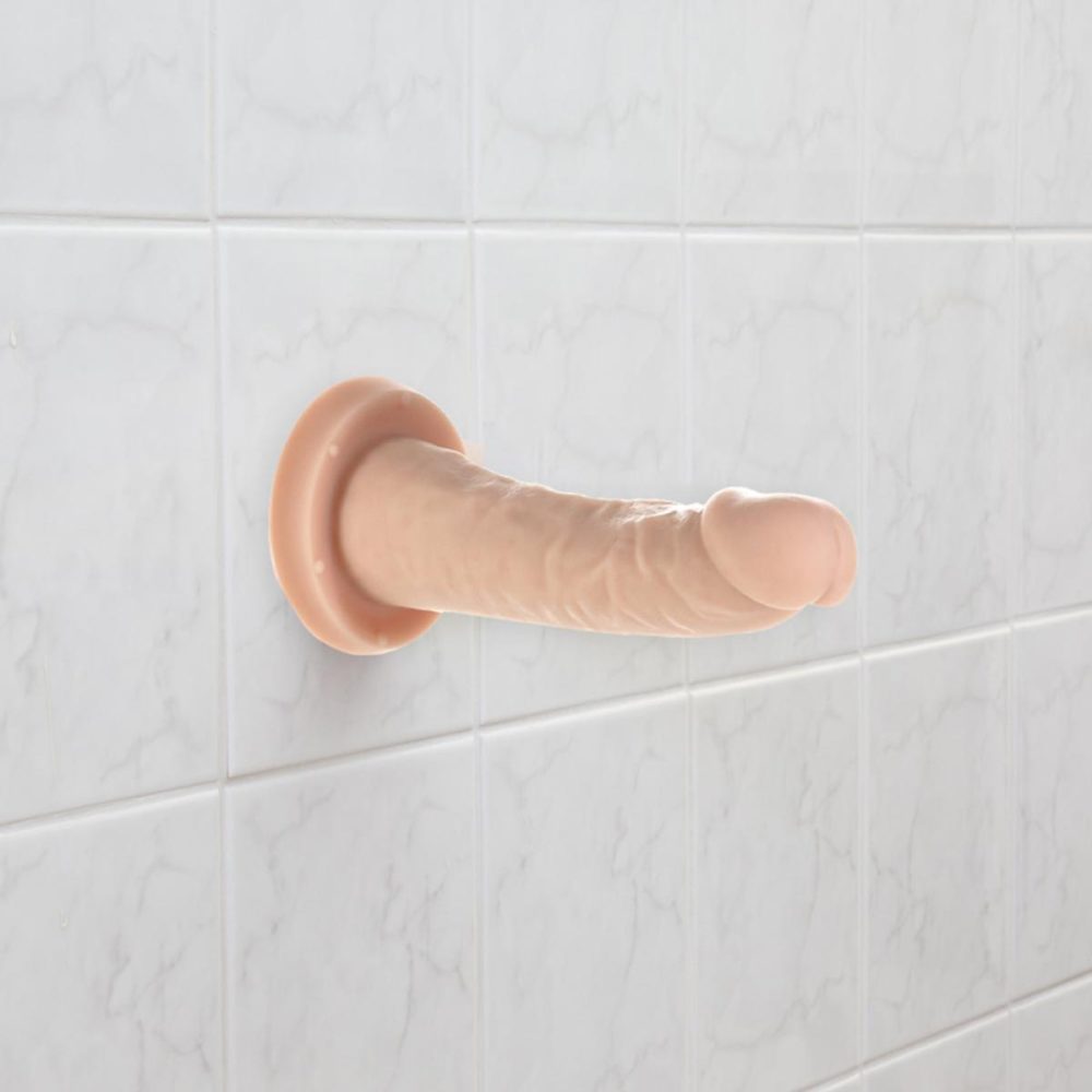 G-Spot Dildos | – Edward 6" Silicone Suction Cup Dildo – Vanilla